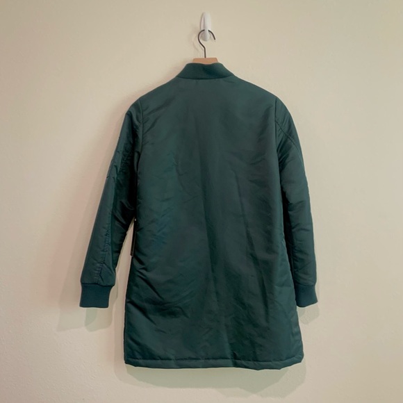F21 Longline Bomber Jacket - Picture 2 of 5